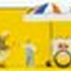 Ice-Cream Venders (2) & People Buying Ice-Cream (4) HO Preiser Models