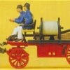 1900 Era Horse Drawn Fire Pumper w/2-Riders HO Preiser Models