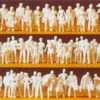 Unpainted Passengers Standing & Sitting (120) (Kit) N Preiser Models