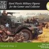 WWII Allied M5 Halftrack (5) and Crew (40) 15mm Plastic Soldier