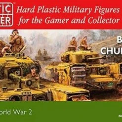 British Churchill Tanks (2) 1/72 Plastic Soldier