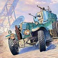 British Armored Car Mk.II with Sand Tires 1/35 Roden
