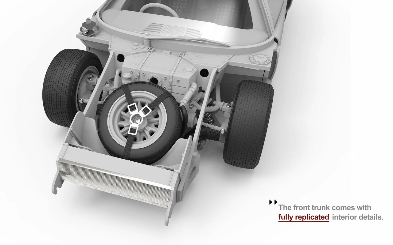 Ford GT40 Mk II Race Car 1/12 Meng Models - Image 13