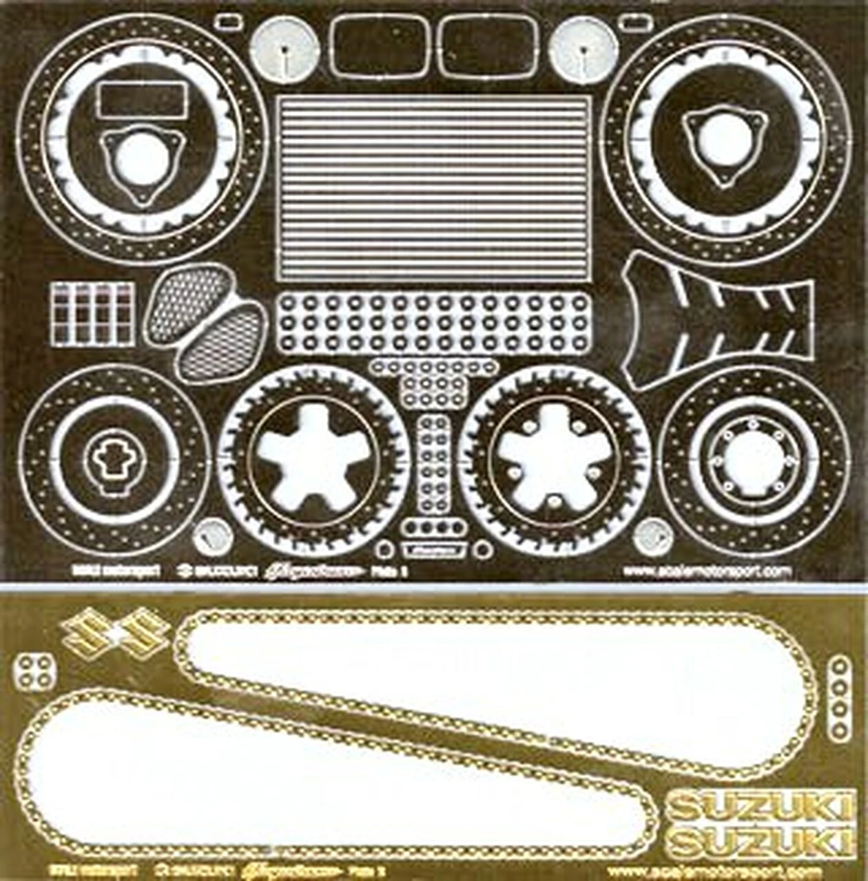 Suzuki Hayabusa Motorcycle Photo-Etch Detail Set (For TAM) 1-12 Scale Motorsport