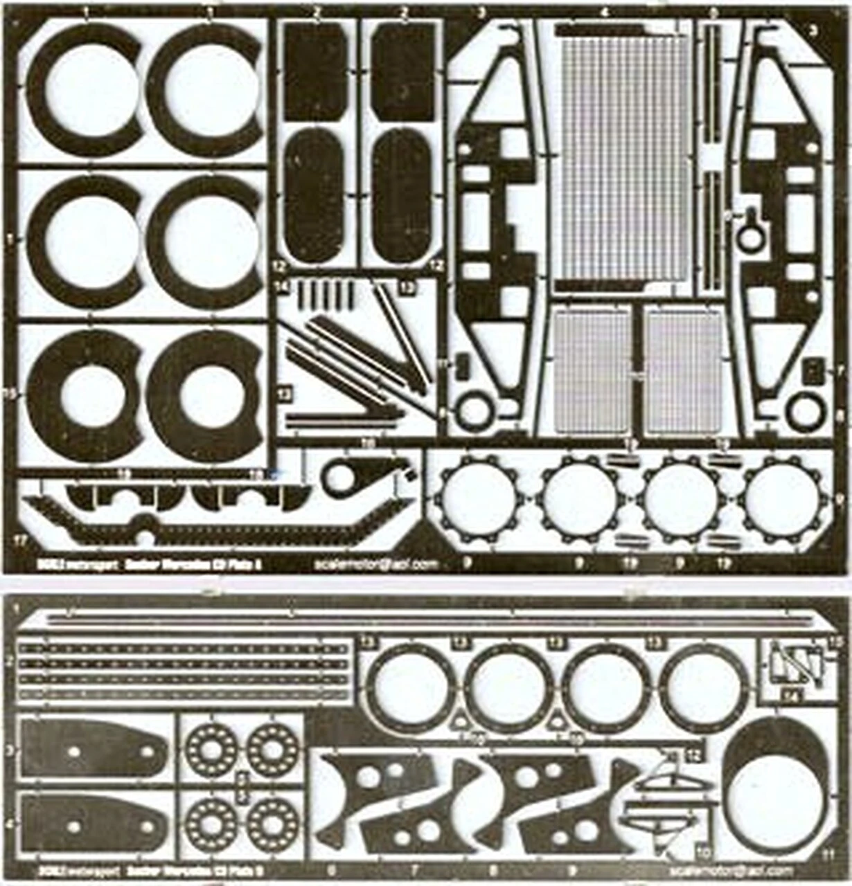 Sauber Mercedes C9 Photo-Etch Detail Set (For TAM) 1/24 Scale Motorsport