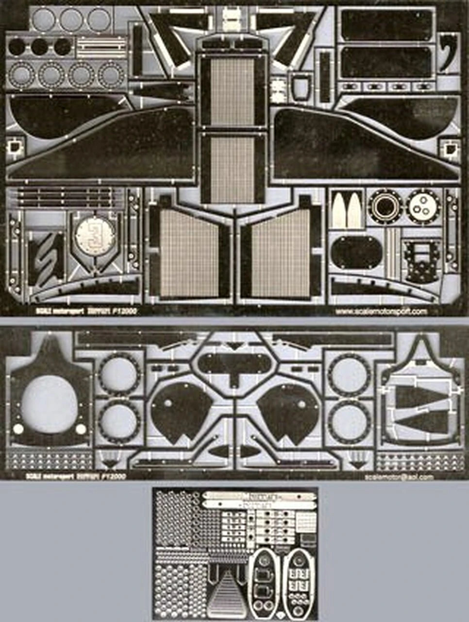 2000 Ferrari F1 Photo-Etch Detail Set (For TAM) 1/20 Scale Motorsport