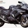 Kawasaki ZZR 1400 Motorcycle 1/12 Tamiya