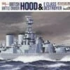 HMS Hood & E Class Destroyer Battle of Denmark Strait 1/700 Tamiya