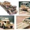 German 18 Ton Heavy Half-Track Famo and Tank Transporter 1/35 Tamiya