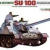 Russian Su100 Tank Destroyer w/Weathering Set 1/35 Tamiya