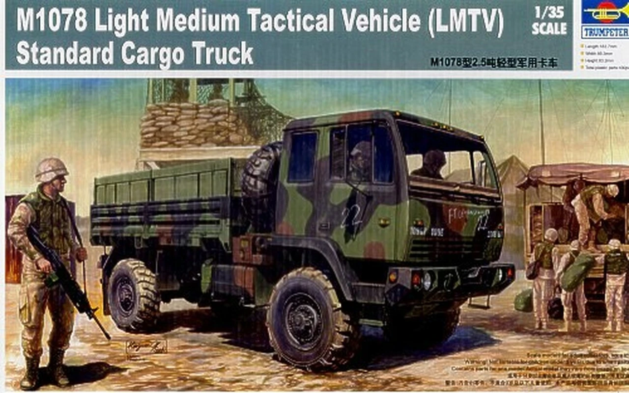 M1078 Light Medium Tactical Vehicle (LMTV) Cargo Truck 1/35 Trumpeter