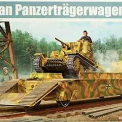 WWII German Army Panzertragerwagen Tank Transport Flatcar 1/35 Trumpeter