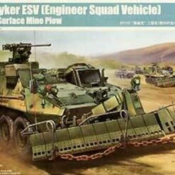 M1132 Stryker Engineer Squad Vehicle (ESV) with Surface Mine Plow 1/35 Trumpeter