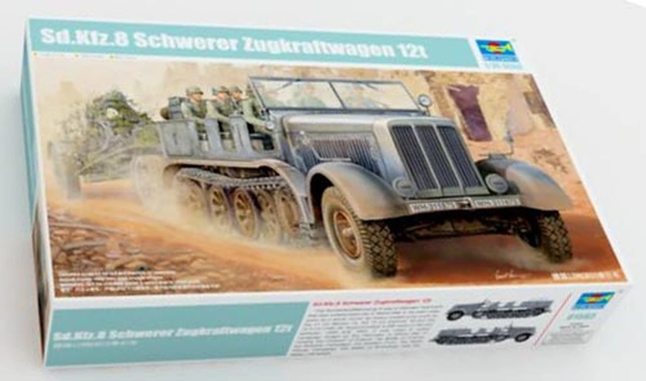 German Sd.Kfz.8 12-Ton Heavy Halftrack 1/35 Trumpeter