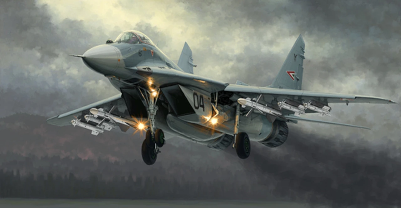 MiG-29A Fulcrum Product 9.12 Russian Fighter 1/72 Trumpeter - Image 11