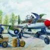 Visible Messerschmitt Me 262 A-1a Fighter 1/32 Trumpeter