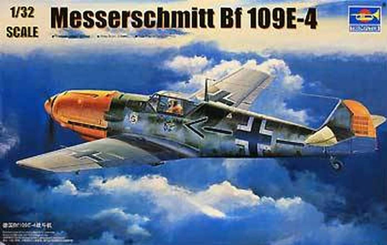 Messerschmitt Bf 109E-4 German Fighter 1/32 Trumpeter