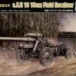 German 15cm s.F.H.18 Field Howitzer 1/35 Trumpeter