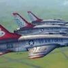 F-100D Super Sabre Thunderbirds USAF Aircraft 1/48 Trumpeter