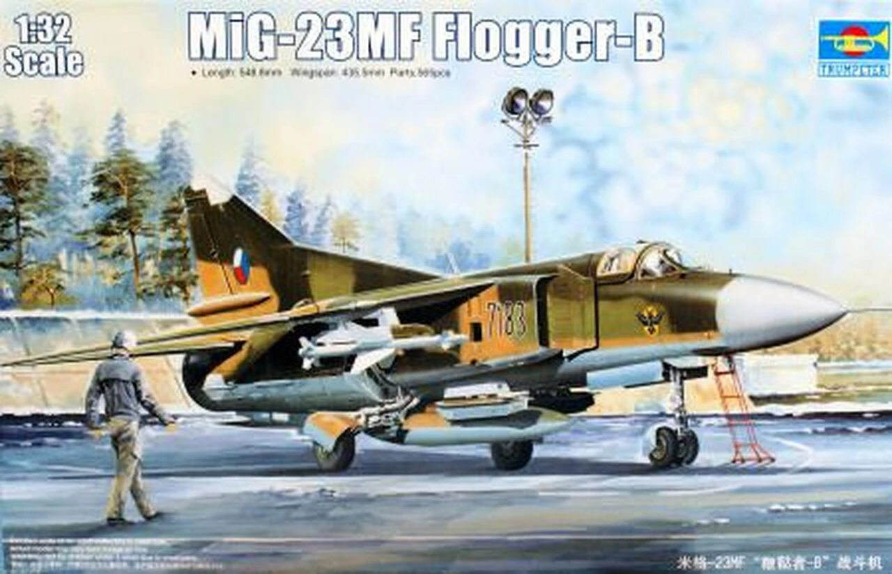 MiG-23MF Flogger B Soviet Fighter 1/32 Trumpeter