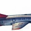 F-100D Thunderbirds USAF Aircraft 1/32 Trumpeter