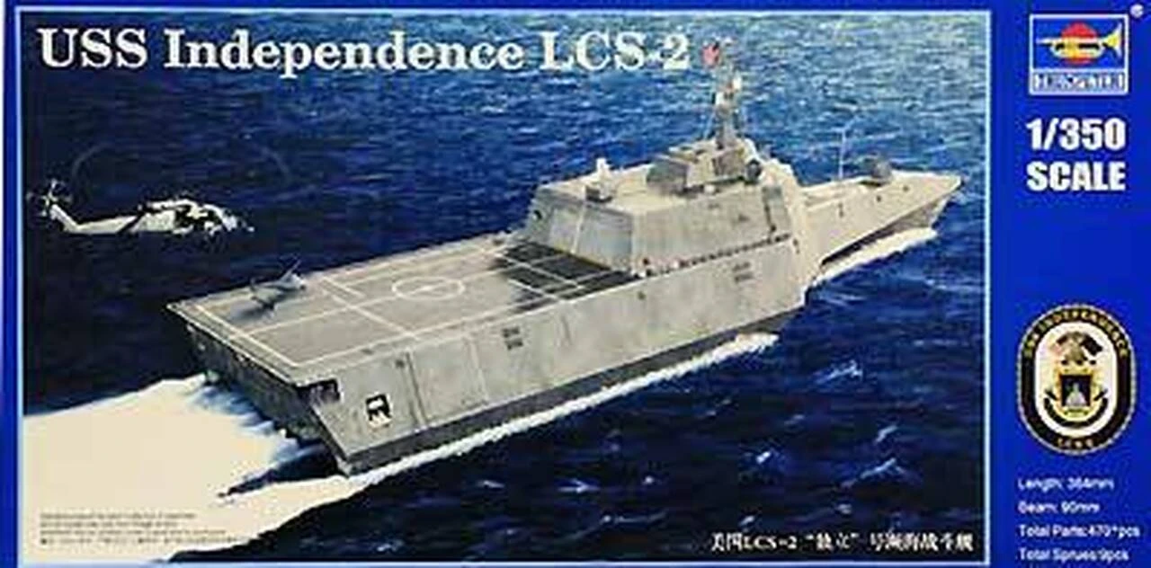 USS Independence LCS-2 Littoral Combat Ship 1/350 Trumpeter