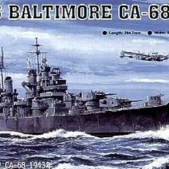 USS Baltimore CA-68 Heavy Cruiser 1943 1/700 Trumpeter