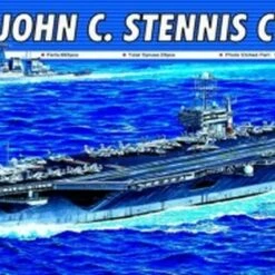 USS John C. Stennis CVN-74 Aircraft Carrier 1/700 Trumpeter