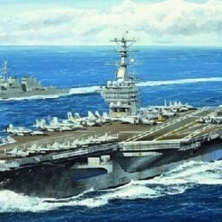USS Nimitz CVN-68 Aircraft Carrier 2005 1/700 Trumpeter