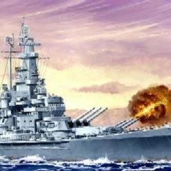 USS Massachusetts BB-59 Battleship 1/700 Trumpeter