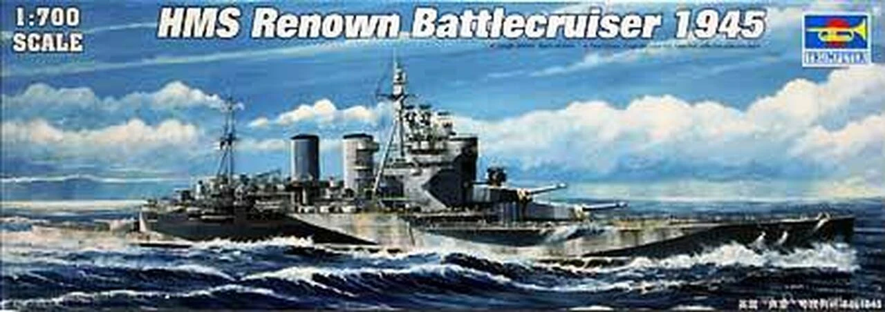 HMS Renown British Battle Cruiser 1945 1/700 Trumpeter