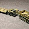 German 18-Ton Heavy Half-track Sd.Kfz.9 and Sd.Ah.116 Tank Transporter 1/72 Trumpeter