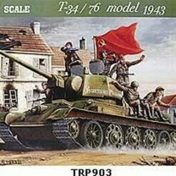 T-34/76 Model 1943 Tank 1/16 Trumpeter