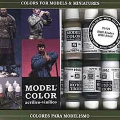WWII Allied Model Color Paint Set 17ml Bottle Acrylic (16 Colors) WWII Allied Model Color Paint Set 17ml Bottle Acrylic (16 Colors)