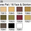 Face & Skin Tones Model Color Paint Set 17ml Bottle Acrylic (16 Colors) Face & Skin Tones Model Color Paint Set 17ml Bottle Acrylic (16 Colors)