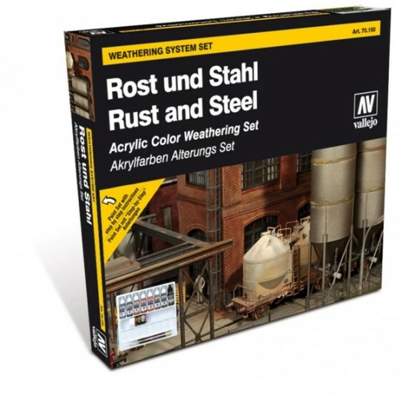 Rust & Steel Weathering Set Vallejo Rust & Steel Weathering Set Vallejo
