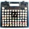 Model Color Acrylic Basic Paint Set in Plastic Carry Case (72 Colors & Brushes) Vallejo Paint