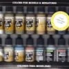 WWII USAAF Model Air Paint Set (16 Colors) 17ml Bottle Vallejo Paint