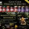 Ironfist Dwarf Berserker Metal Fig. & Game Color Paint Set (8 Colors) 17ml Bottle Acrylic Vallejo Paint