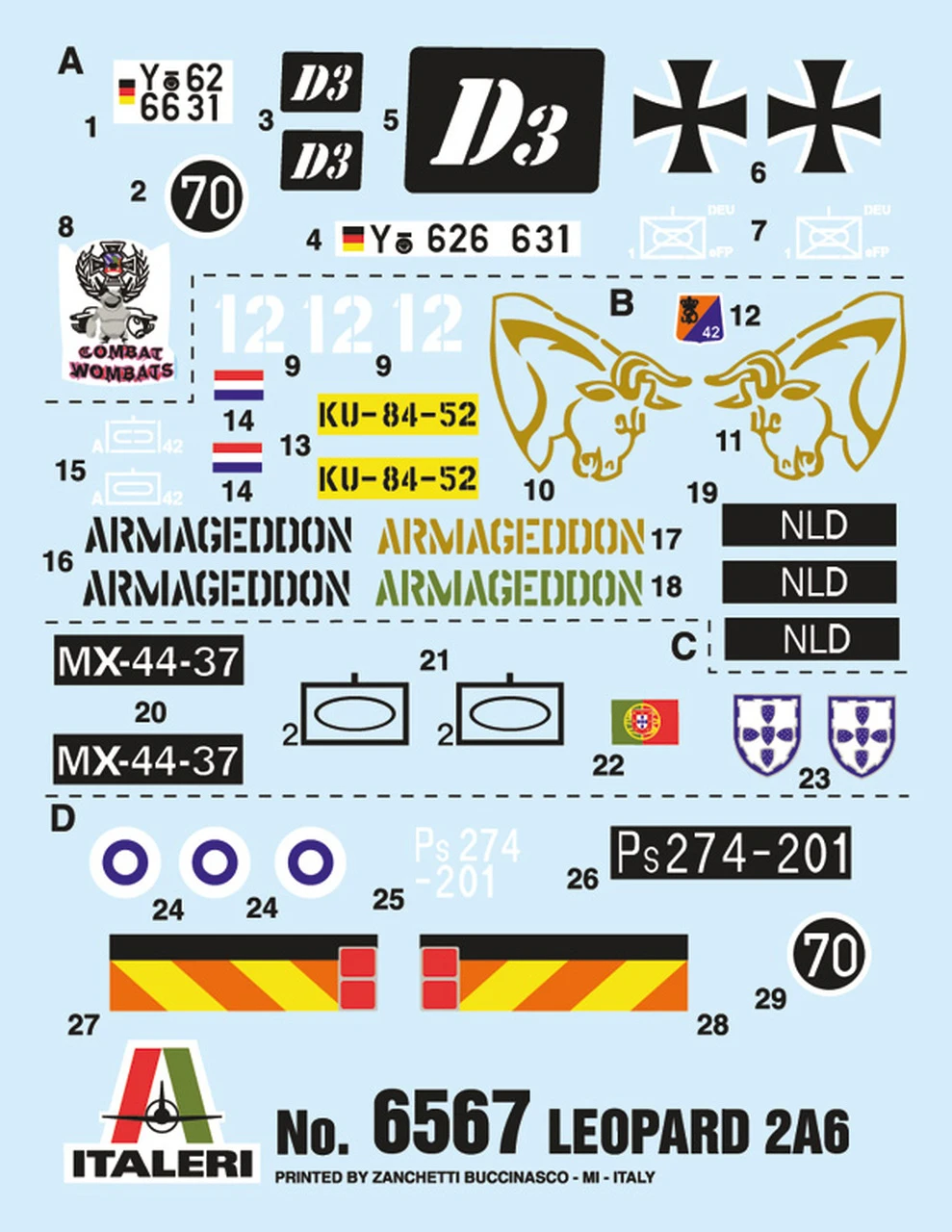 Leopard 2A6 German Tank 1/35 Italeri - Image 7
