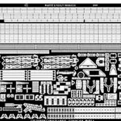 USS North Carolina BB55 Battleship Detail Set For TSM (2 Sheets) 1/350 White Ensign USS North Carolina BB55 Battleship Detail Set for TSM (2 Sheets) 1/350 White Ensign