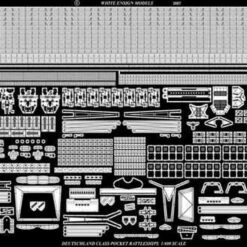 German Pocket Battleships Detail Set 1/400 White Ensign German Pocket Battleships Detail Set 1/400 White Ensign