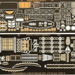 U-Boat Type VIIc Detail Set For RVL 1/72 White Ensign U-Boat Type VIIc Detail Set for RVL 1/72 White Ensign