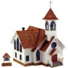Built-N-Ready Community Church HO Scale Woodland Scenics