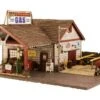 Built 'N' Ready Ethyl's Gas & Service Station HO Scale Woodland Scenics