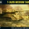 WWII Bolt Series: T34/85 Soviet Medium Tank 1/56 Warlord Games