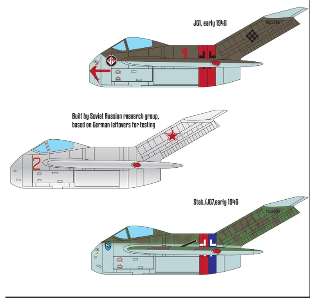 Focke-Wulf Ta 183 Huckebein 1/48 Academy - Image 3