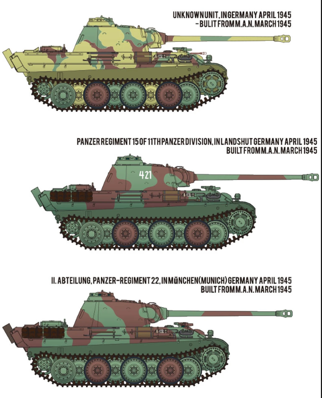 Pz.Kpfw.V Panther Ausf G 'Last Production' 1/35 Academy - Image 2