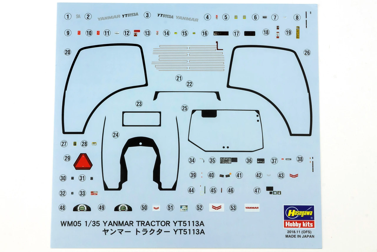 Yanmar YT5113A Tractor 1/35 Hasegawa - Image 10