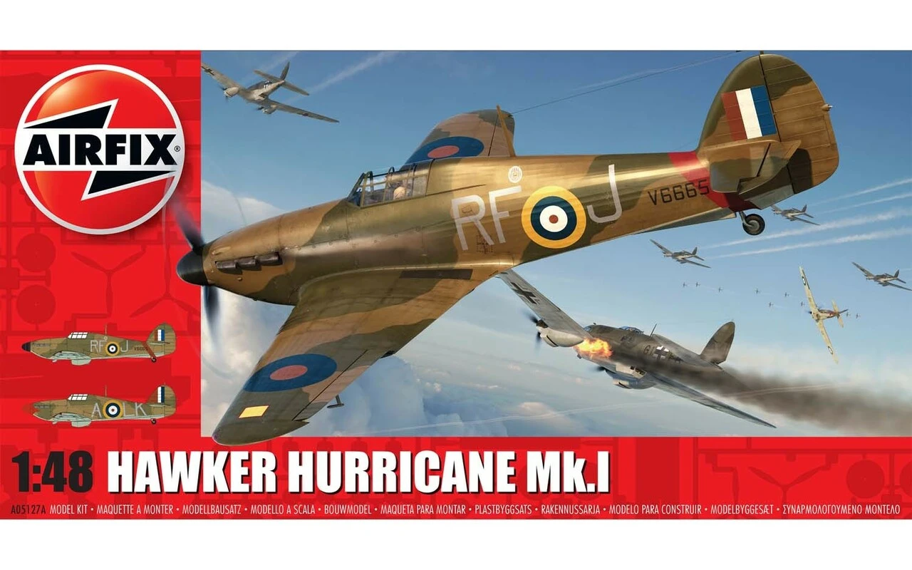 Hawker Hurricane Mk I Aircraft 1/48 Airfix